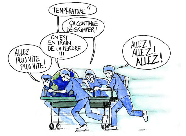 Planetman contre le changement climatique