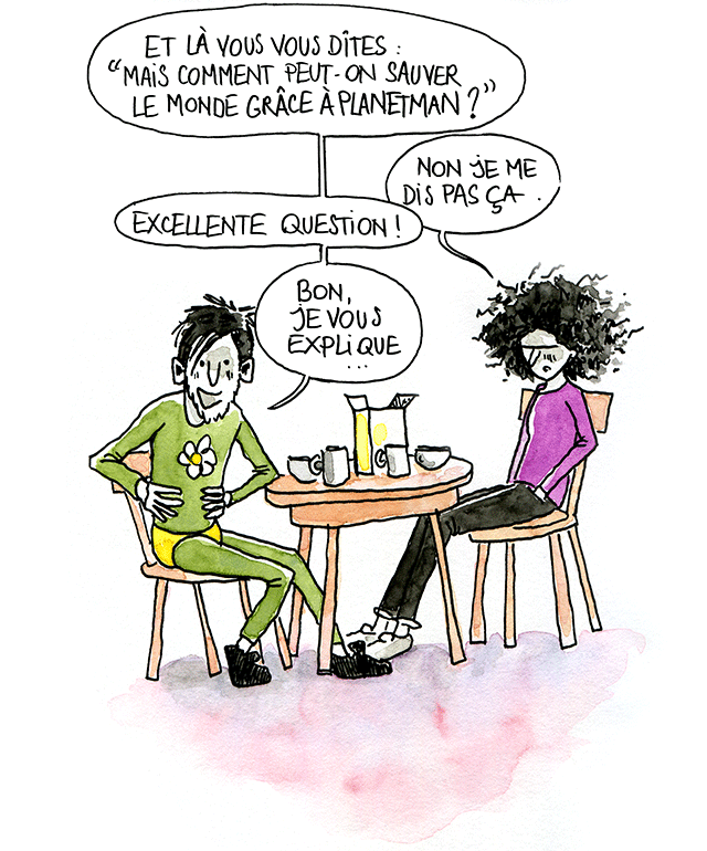 Planetman contre le changement climatique