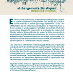 Etalement urbain et changements climatiques - état des lieux et propositions