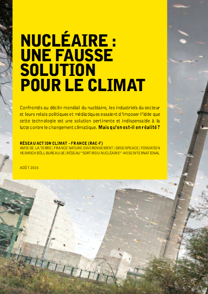 Nucléaire - une fausse solution pour le climat