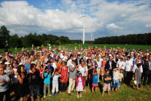 Inauguration des eoliennes citoyennes de Beganne