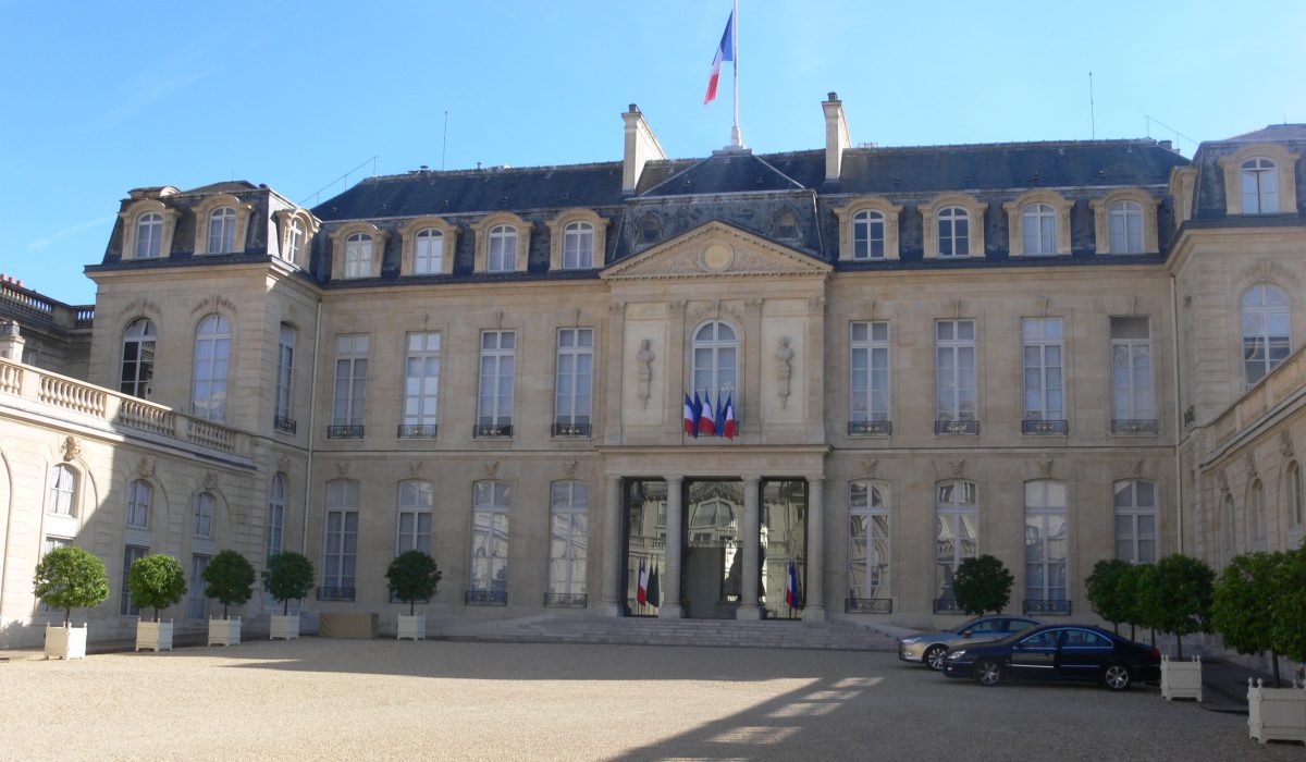 Palais de l’Élysée, siège de la présidence de la République française