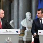 Vladimir Poutine et Emmanuel Macron