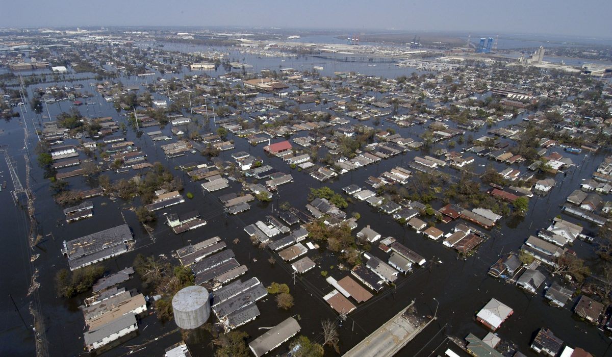 Inondation de la Nouvelle-Orléans après le passage du cyclone Katrina (2005)