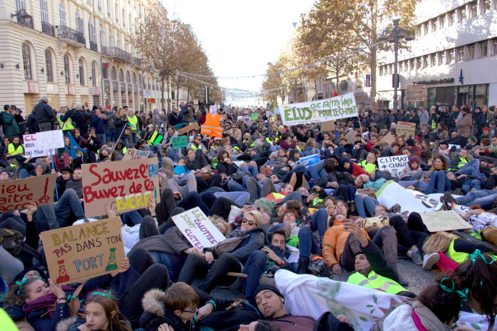 Marche pour le climat à Marseille, le 8 décembre 2018 – “Elus, que faites-vous pour le climat?”