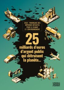 Couverture rapport dépenses néfastes pour le climat