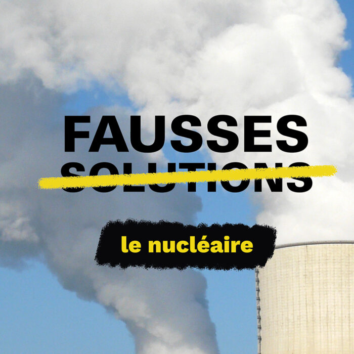 Le nucléaire est une fausse solution pour le climat