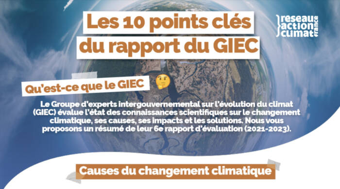 Les Points Cl S Du E Rapport Du Giec R Seau Action Climat