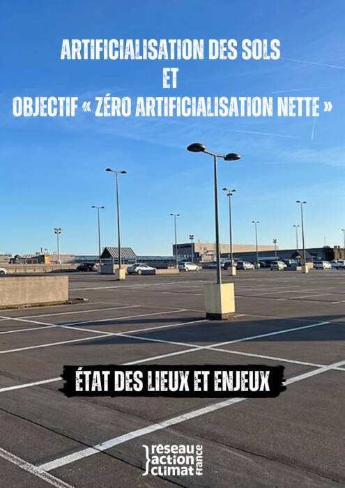 Artificialisation des sols et objectif « Zéro Artificialisation Nette » – État des lieux et enjeux