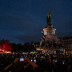 People Gather And Celebrate During An Election Night