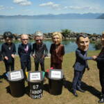 Oxfam protest ahead of G7 Summit in France